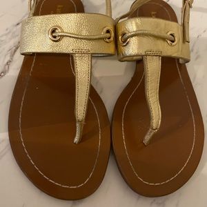 Kate Spade Gold Sandals